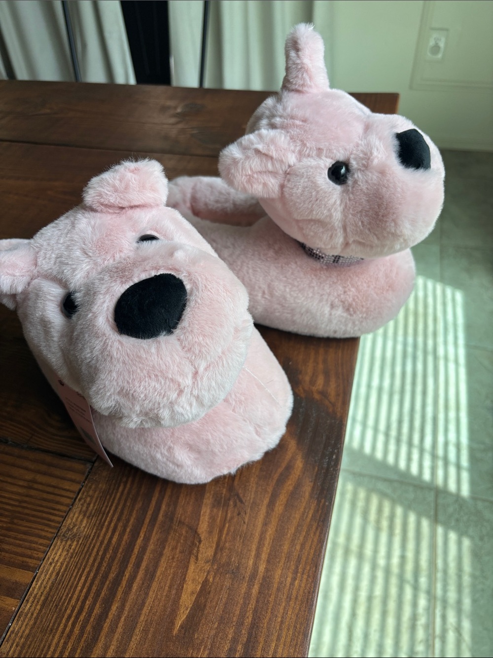 NEW Juicy Couture Pink Plush Dog with Rhinestone Collar